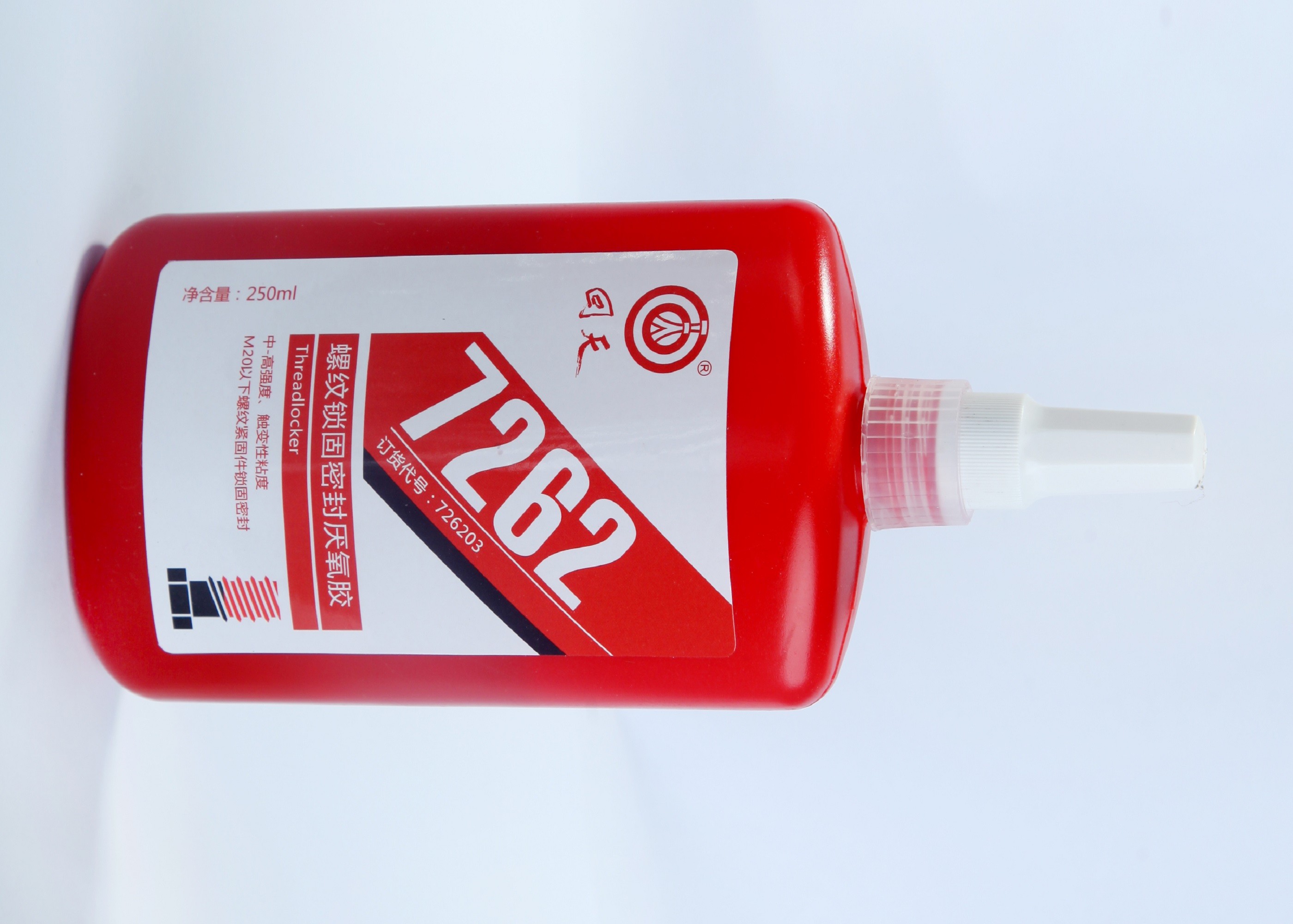 Red Screw Thread Locking Adhesive 7262, Loct. 262, for under M20 thread