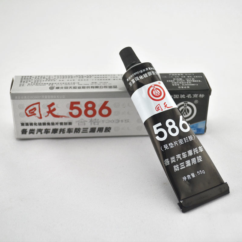 No odor 586 Black rtv silicone sealant / black silicone gasket maker