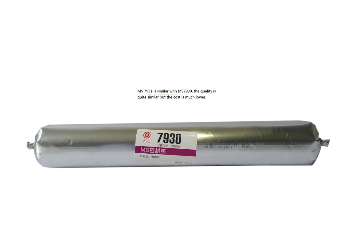 Long Working Time Industrial Adhesive Glue , MS7931 white MS sealant adhesive for auto