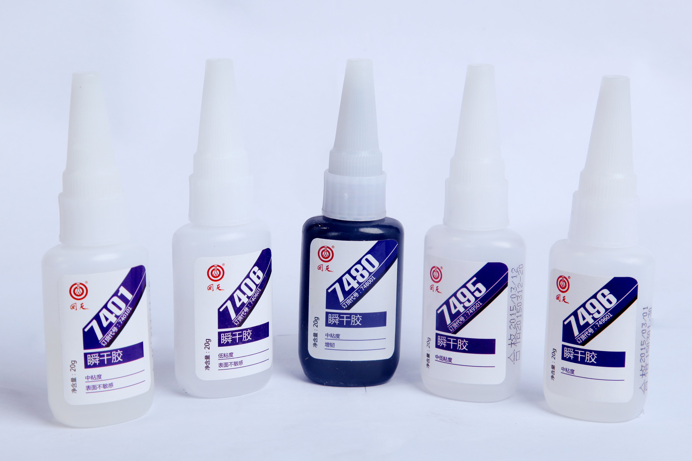 HT 7496 Tranparent liquid cyanoacrylate adhesive super glue for